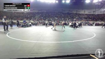 B6A-126 lbs Champ. Round 1 - David Ritchey, Sand Springs vs Dylan Hamilton, Deer Creek