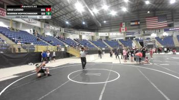 106 lbs 2nd Place - Cruz Lucero, Duran Elite vs Warren Hoffschneider, Bear Cave WC