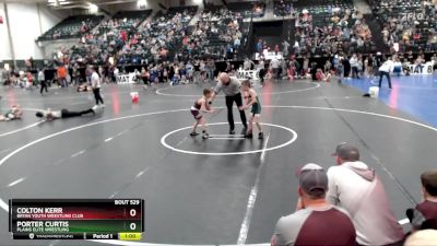 58 lbs Cons. Round 1 - Colton Kerr, Bryan Youth Wrestling Club vs Porter Curtis, Plains Elite Wrestling