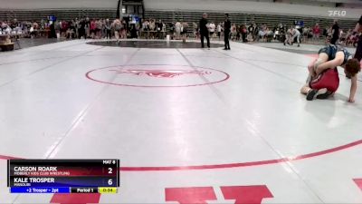 150 lbs Champ. Round 1 - Carson Roark, Moberly Kids Club Wrestling vs Kale Trosper, Missouri