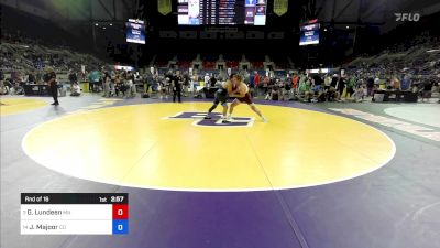 165 lbs Rnd Of 16 - Griffin Lundeen, MN vs Javani Majoor, CO