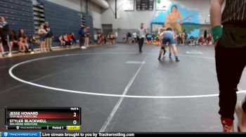 150/170 Quarterfinal - Jesse Howard, Team Bear Wrestling vs Styler Blackwell, Wolverine Wrestling