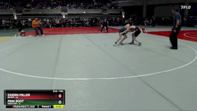 115 lbs 3rd Place Match - Finn Root, WEM/JWP vs Zaiden Miller, BHVPP