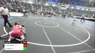 120 lbs Quarterfinal - Dylan Hermosillo, Yuma vs Eugene Juanes, Duran Elite