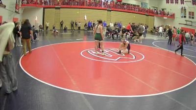 155 lbs Quarterfinal - Bailey Parker, Peninsula vs Trinity Wahl, Sumner