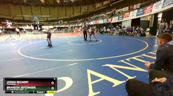 113 lbs Quarters & Wb (16 Team) - Brandon Seitzinger, St. Augustine Prep vs Josiah Irizarry, Tallwood