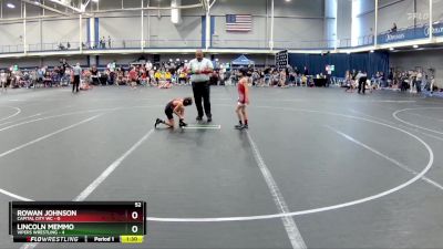 52 lbs Finals (2 Team) - Lincoln Memmo, Vipers Wrestling vs Rowan Johnson, Capital City WC