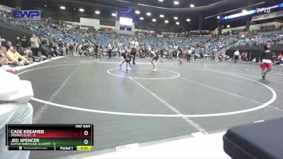 84 lbs 3rd Place Match - Jed Spencer, SlyFox Wrestling Academy vs Cade Kreamer, Prodigy Elite