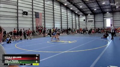 112 lbs Quarters - Stella Piazza, Midwest Assasins Blue vs Mykala Williams, STORMETTES