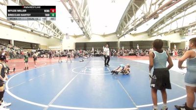 59 lbs Rr Rnd 2 - Myles Miller, Wrecking Crew Wrestling Academy vs Breccan Hartey, Thunderstruck K3