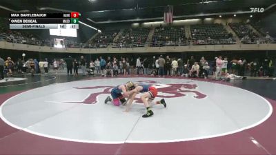 85 lbs Semifinal - Max Bartlebaugh, Harrisburg vs Owen Begeal, Masonville
