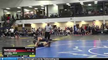 149 lbs Quarterfinal - Mitchell Arch, Case Western vs Elijah Kidder, Henry Ford College
