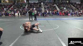 130 lbs Cons. Round 2 - Lucas Holle, Clay County vs Jackson Spilman, Atchison