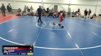 92 lbs Placement Matches (8 Team) - Jericho Burkart, Oklahoma Blue vs Will Hughes, Georgia