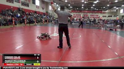 50 lbs Quarterfinal - Connor Cihlar, No Nonsense Wrestling vs Maddax McLaughlin, Heartland Wrestling Academy