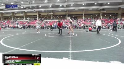 140 lbs Semifinal - Chase Urban, Tiger vs Harrison Alley, Lincoln Squires