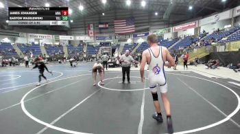 150 lbs Consi Of 8 #2 - Kaden Kimzey, No Team vs Lincoln Treffer, Adams Central
