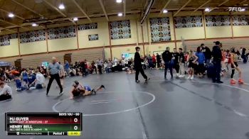 60 lbs Cons. Semi - Mj Guyer, North East Jr Wrestling vs Henry Bell, All I See Is Gold Academy