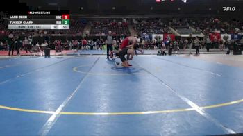 132 lbs Cons. Round 3 - Tucker Clark, Rigby vs Lane Zehr, Homedale