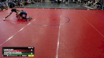 125 lbs Round 3: 3:00pm Fri. - Quenten Halverson, Student Wrestling Development Program vs Louie Flint, Eagle River High School