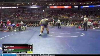 1 lbs Quarterfinal - Rex Johnsen, Logan-Magnolia vs Wyatt Smith, Lisbon