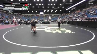 170 lbs Semifinal - Malia Martin, Kansas City - Piper HS vs Kirra Stevens, Great Bend Hs