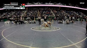 1A 113 lbs 3rd Place Match - Justice Collins, Mount Airy High School vs Sullivan Cunningham, Swain County High School