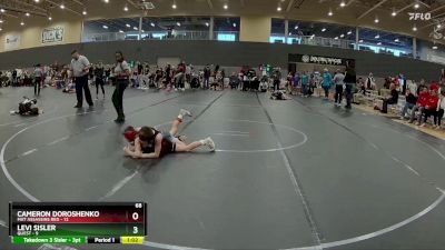 68 lbs Round 3 (6 Team) - Levi Sisler, Quest vs Cameron Doroshenko, Mat Assassins Red