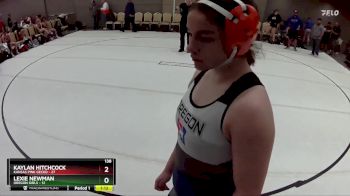 143 lbs Round 6 (8 Team) - Alexis Means, Kansas Pink Gecko vs Alivia Abouchiani, Oregon Girls
