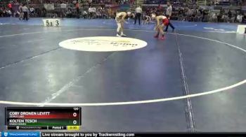 120 lbs Cons. Round 1 - Coby Dronen Levitt, Devils Lake vs Kolten Tesch, Fargo Davies