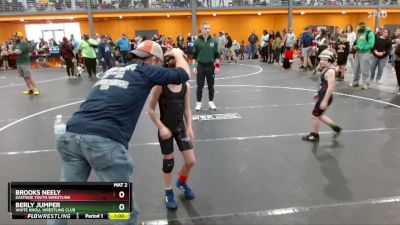 60 lbs Champ. Round 1 - Brooks Neely, Eastside Youth Wrestling vs Berly Jumper, White Knoll Wrestling Club