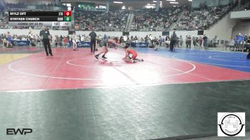 108 lbs Consi Of 32 #2 - Mylz Oft, Sallisaw Takedown Club vs Stryker Church, Berryhill High School
