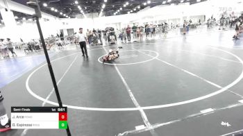 54 lbs Semifinal - Jaxson Arce, Pomona Elite vs Declan Espinosa, Rough House