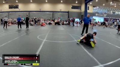 92 lbs Round 5 (8 Team) - Deklyn Crosby, Riverheads MS Wrestling vs Gavin Lovell, Mat Assassins Red