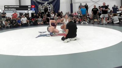 66 kg Quarterfinal - Mila Mantanona, Surfside Girls - W vs Mia OFarrill, Mat Demon - W