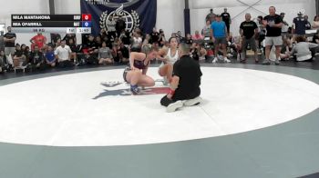 66 kg Quarterfinal - Mila Mantanona, Surfside Girls - W vs Mia OFarrill, Mat Demon - W