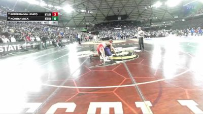 Boys 3A 285 lbs Cons. Round 3 - Konner Jack, North Thurston vs Petermaivia Leiato, Mount Tahoma