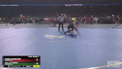 D3-215 lbs Cons. Round 1 - Dallas Smith, Napoleon HS vs Jaden Edington, Corunna HS