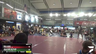 155 lbs Placement Matches (8 Team) - Ria Lugo, Storm Center vs Heather Butler, Alabama Elite Gold