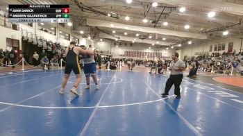 285 lbs Consi Of 8 #2 - John Danick, Hanover vs Andrew Gillpatrick, Upper Cape Cod RVT School