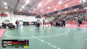 115 lbs Champ. Round 1 - Kyra Lively, Granite Hills vs Mary Romo, Serrano