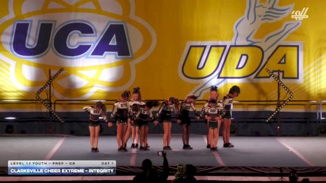 Clarksville Cheer Extreme - Integrity [2025 L1.1 Youth - PREP - D2 Day 1] 2025 UCA Sevierville Showdown