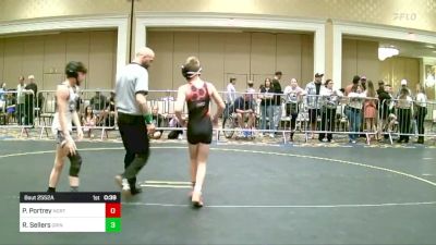 83 lbs Consi Of 16 #1 - Peerless Portrey, Northwest Elite vs Royce Sellers, Grindhouse WC