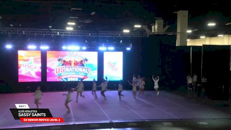 Elite Athletics - Sassy Saints [2026 D2 Senior Novice Level 2 Day 1] 2026 U.S. National Cheer & Dance Championship