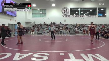 285 lbs Finals (2 Team) - Dylan Avila, Santa Ana College vs Malohi Sipowicz, Mt. SAC (Maroon)
