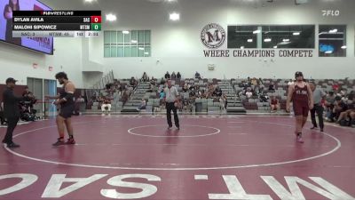 285 lbs Finals (2 Team) - Dylan Avila, Santa Ana College vs Malohi Sipowicz, Mt. SAC (Maroon)