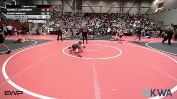 61 lbs Consi Of 8 #1 - Connor Carrington, Sallisaw Takedown Club vs Koen Thurman, Sperry Wrestling Club