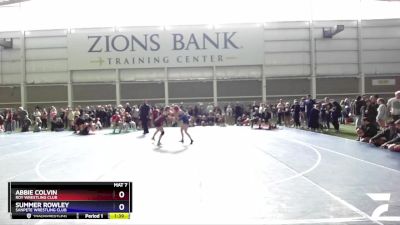 130 lbs Round 1 - Abbie Colvin, Roy Wrestling Club vs Summer Rowley, Sanpete Wrestling Club