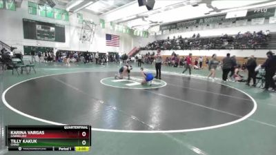 120 lbs Quarterfinal - Tilly Kakuk, Chino vs Karina Vargas, Gabrielino