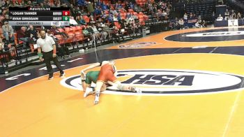 1A 190 lbs Champ. Round 1 - Logan Tanner, Murphysboro vs Evan Greggain, Coal City